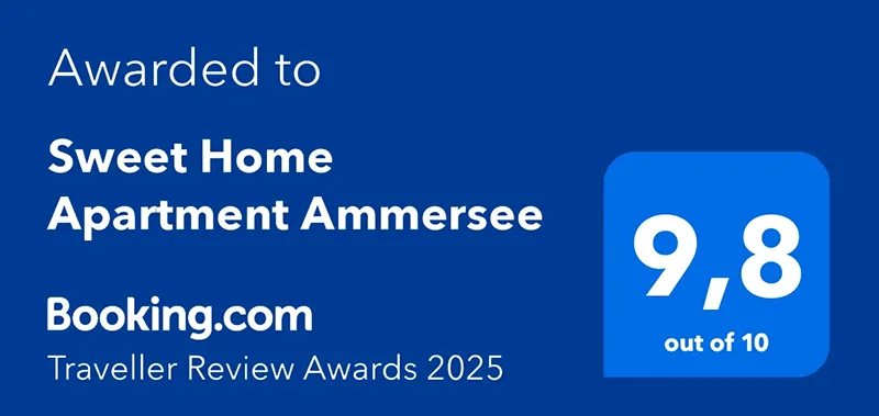 Sweet Home Apartment Ammersee Booking Award 2025